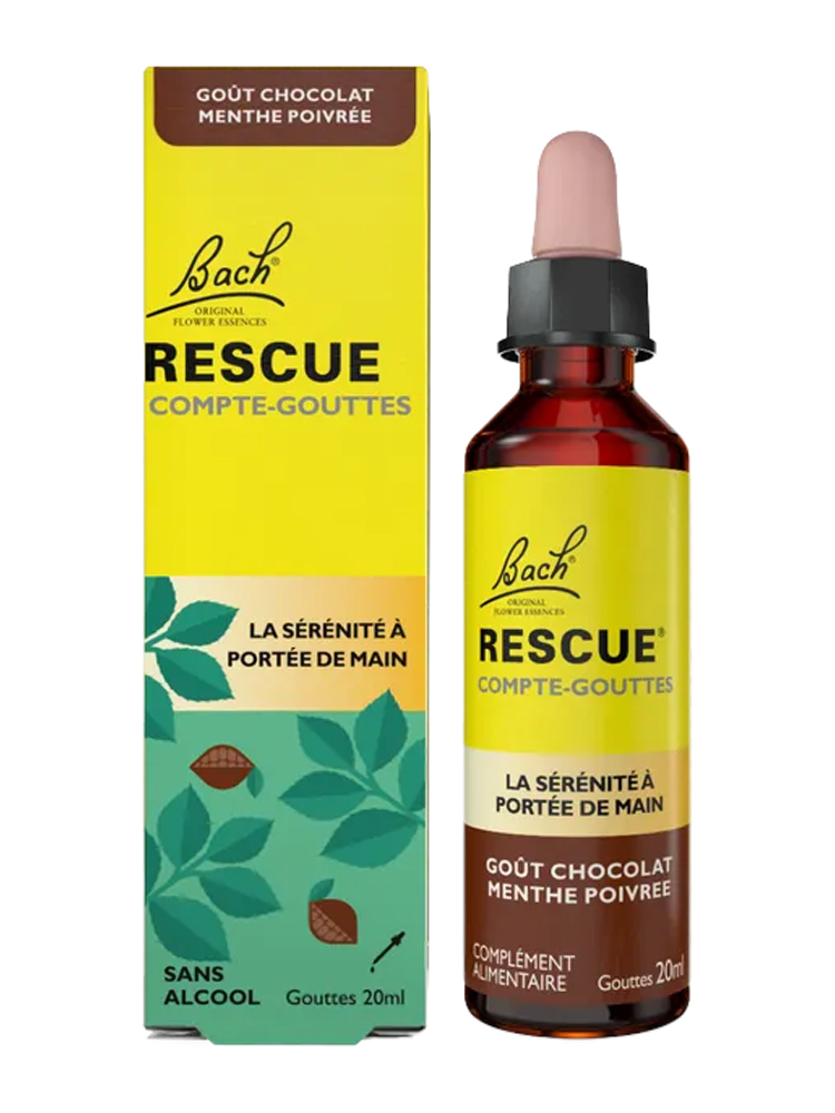 Rescue ® Compte-Gouttes Chocolat Menthe 20 ml